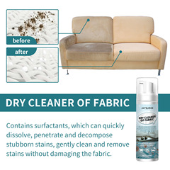 Jaysuing Foam Cleaner Fabric Cleaner Stain Remover Dry Cleanable Carpet Curtain Sofa Waterless Cleaner
