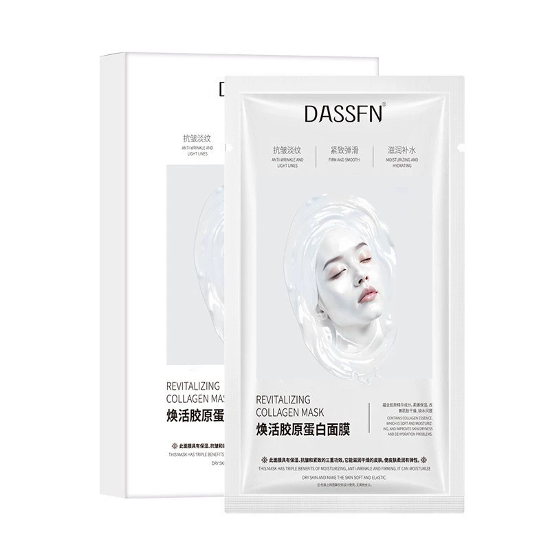 Split face mask, collagen, smoothing moisturizing essence, anti-wrinkle