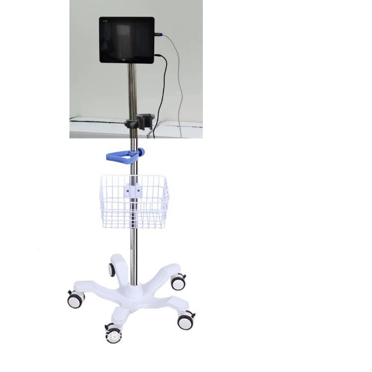 全不锈钢护理车可移动手推车 监护仪台车 内窥镜护理车工作台