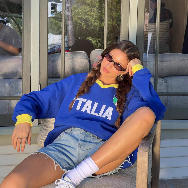 Autumn and Winter Ins High Street European and American Letter Print Design Crop Trendy Brand Fashion Loose Men's and Women's Sweatshirts Autumn and Winter Ins High Street European and American Letter Print Design Crop Trendy Brand Fashion Loose Men's and Women's Sweatshirts
