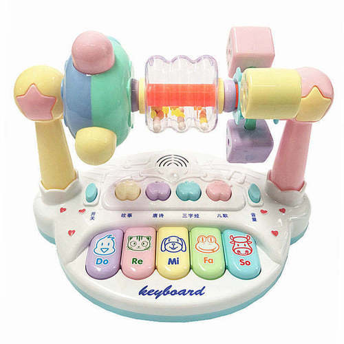 Jiazhi 3351 children's music piano toy electronic piano rattle toy piano infant early education educational story toy