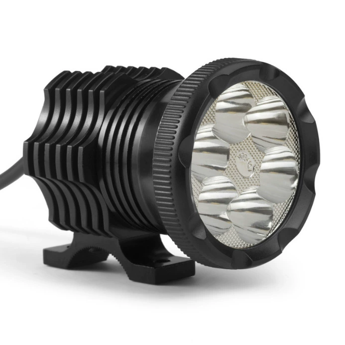 Мотоциклетная лампа 4 бусины/6 бусинок электромобиль модифицированный пистолет светильник супер яркий водонепроницаемый светодиодный мотоциклетный фонарь фара