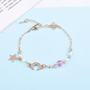 Bracelet, crystal, accessory, Korean style
