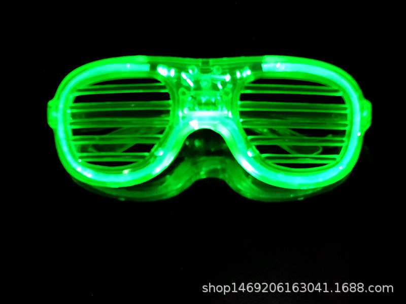 Led発光メガネブラインド冷光パーティーバートランポリンネットレッド音楽祭応援フラッシュ道具