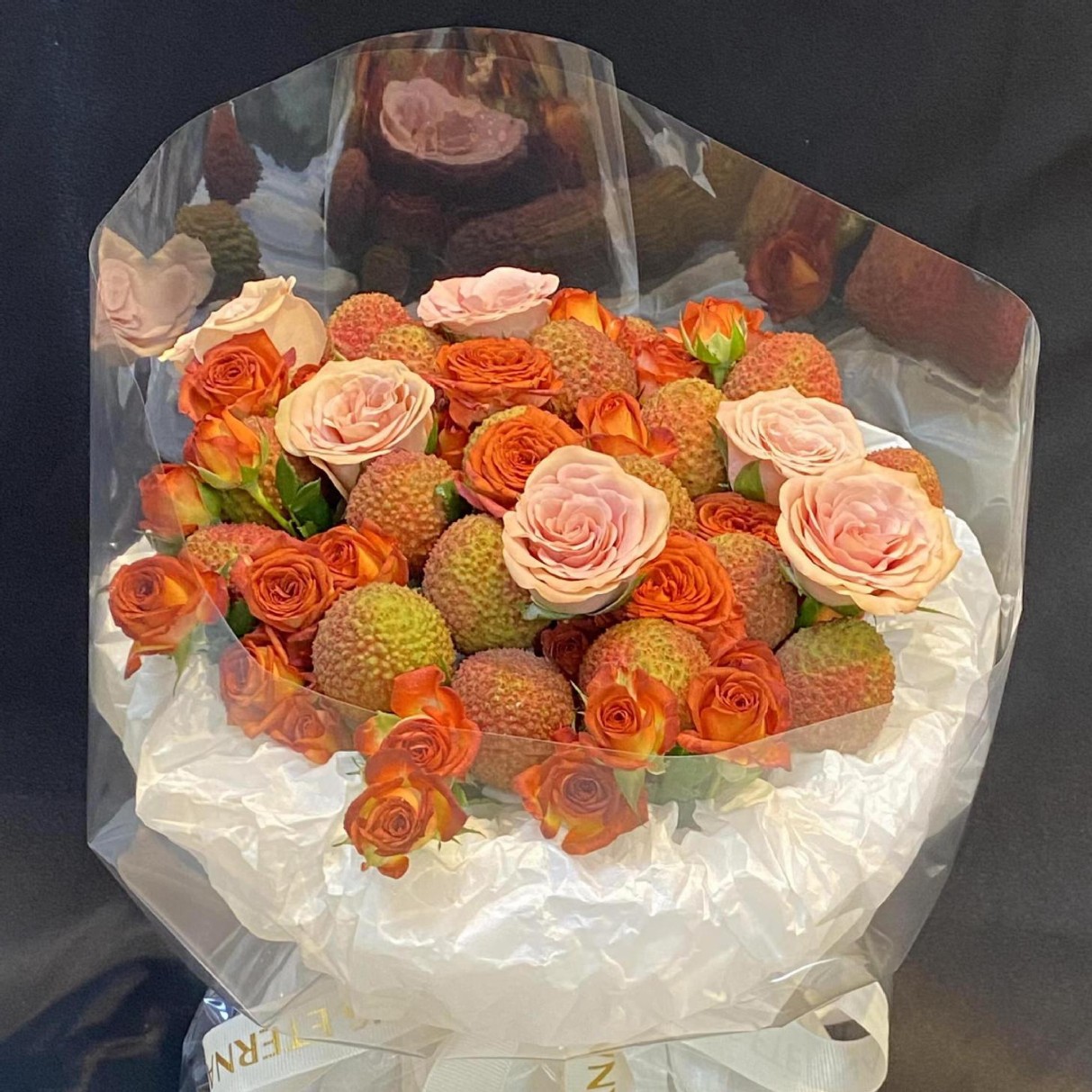 花艺荔枝固定托底座水果花束包花神器手工diy材料花店花艺用品