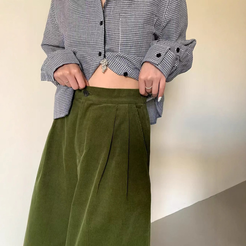 Liny 8分灯芯绒裤|undefined