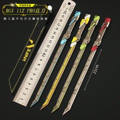 Valorant-themed RIGS 11Z PRO Graphics Card Straight-Edge Alloy Model Toy Figurine, 21cm