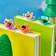 玖伍米橙文创立3D立体动物书签海洋动物书签 原创PVC创意文创可爱