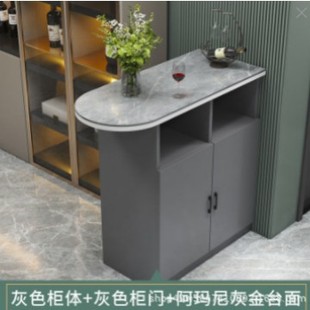 Bar Table Modern Simple Home Slate Island Table Entrance Cabinet Small Apartment Guest Restaurant Kitchen Double-Sided Partition Cabinet
