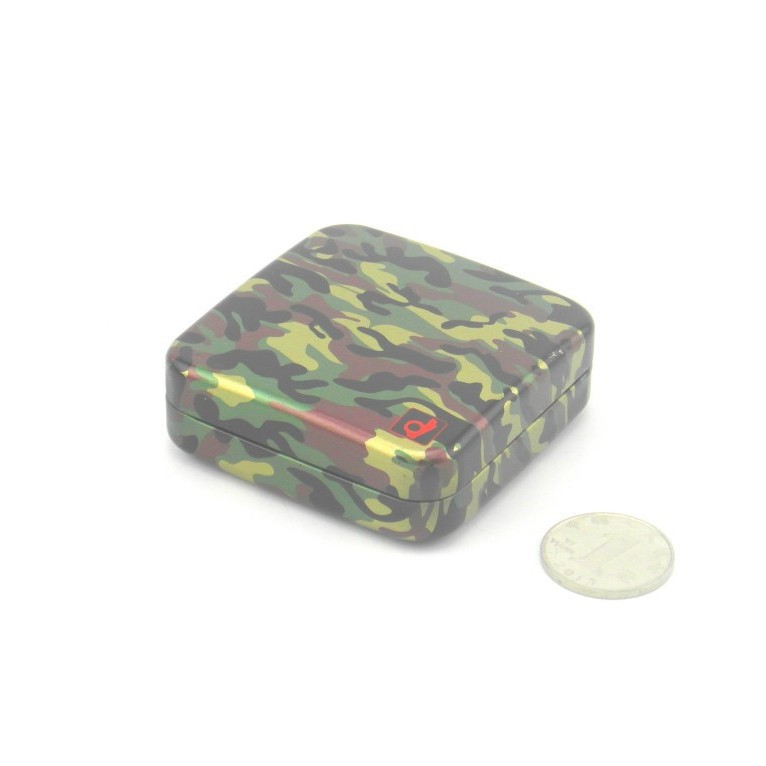 供应迷彩马口铁盒 迷你两片铁盒 压片糖铁盒生产厂家  制罐厂家