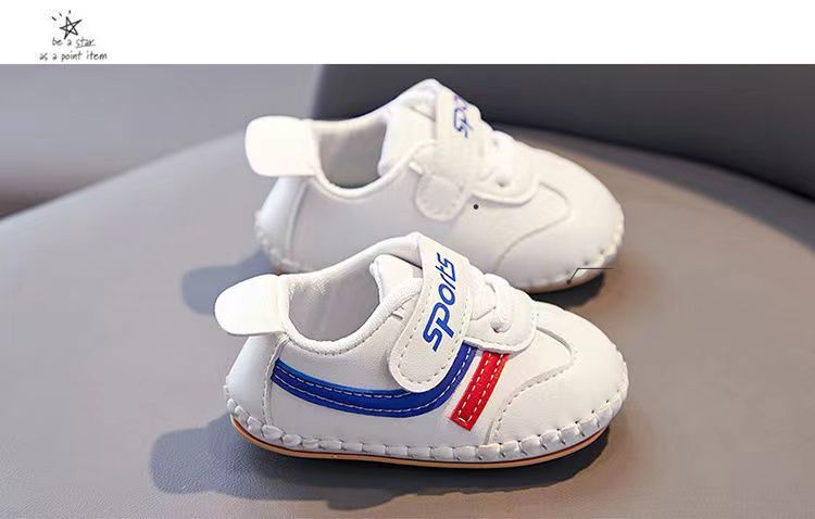 Hierscht nei 0-1 Joer al Puppelchen mëll Sohlen Klengkanner Schong Koreanesche Stil Jongen a Meedercher Schong Neigebueren net falen Kotteng Schong Casual_voghion.com