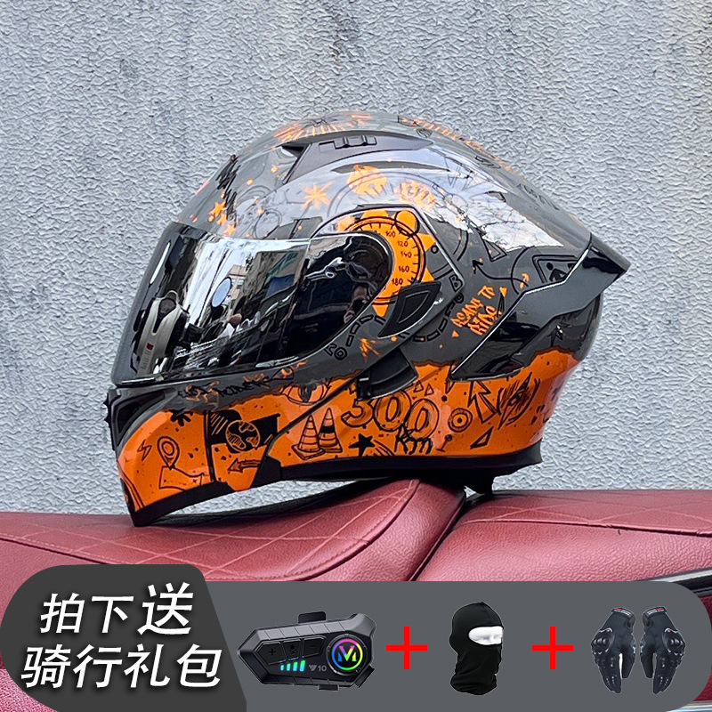 Vivir naranja con cola plateada Bluetooth Y10 chapada en plata