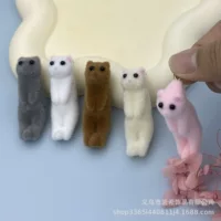 Смола Флокировка стерео милый симулированный кошачий куклы DIY ювелирные украшения ручной работы аксессуары для декоративных подвесок