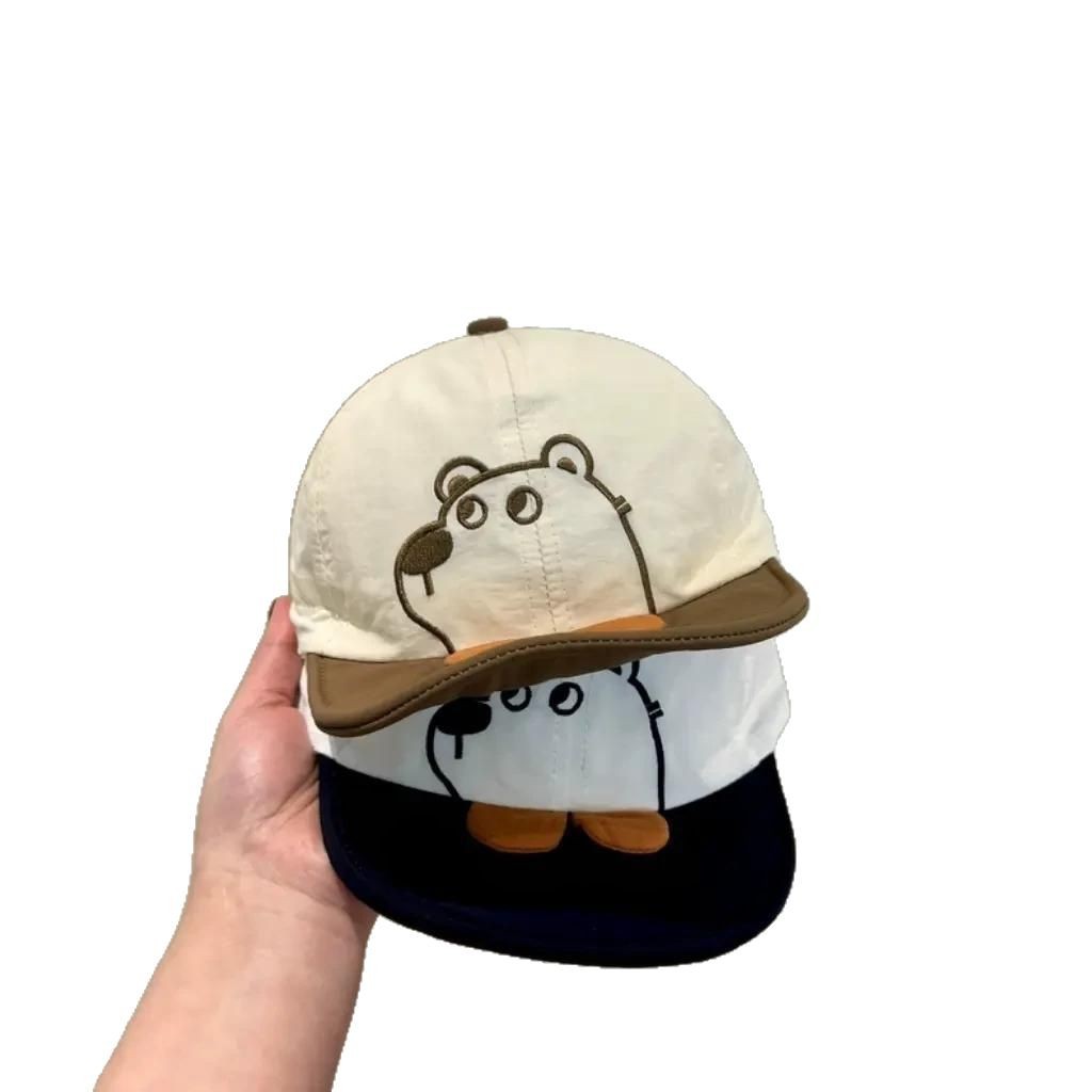 Sombreros para bebés primavera y verano gorra delgada gorra de lengua de pato para bebés y bebés gorra de protección solar de secado rápido gorra de béisbol para hombres y mujeres