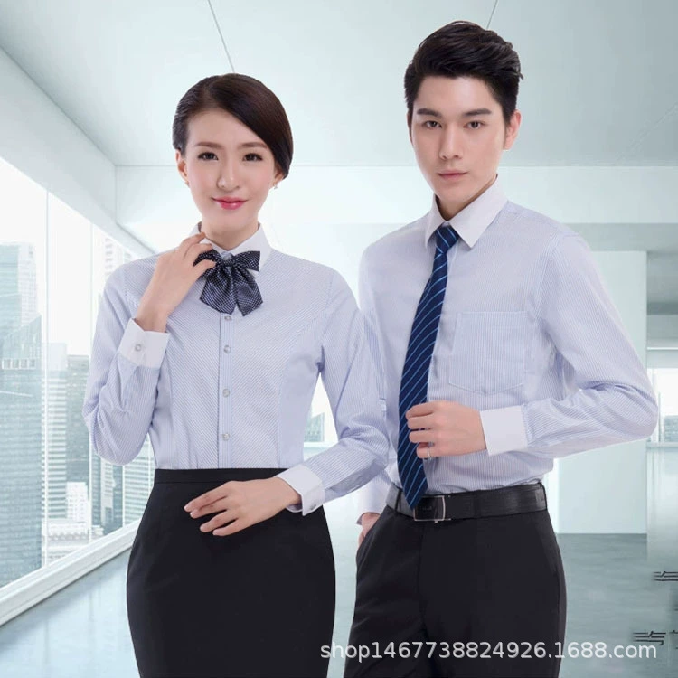 Новая Мужская и Женская Профессиональная рубашка из бамбукового волокна с вышитым логотипом, профессиональная рубашка, комбинезоны, пара