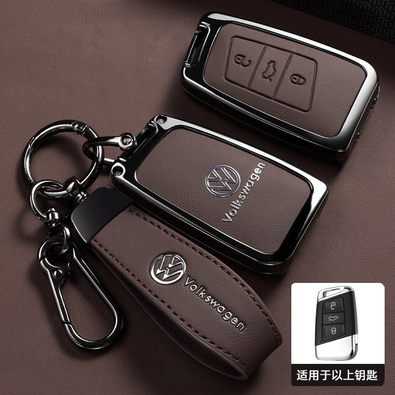 C 모델 싱글 쉘 모카 브라운 + 자동차 로고 로프