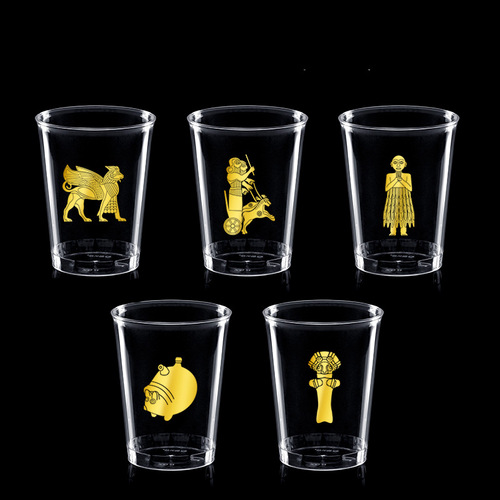 Petunia full range of aviation cups, hard water cups, disposable cups, transparent PS plastic tasting drinking cups, beer cups