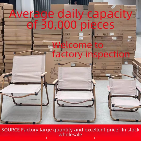 Camping Kermit Chair Outdoor Folding Chair Camping Folding Chair Beach Chair Camping Egg Roll Table suit Outdoor BBQ