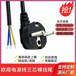 欧规单头裸线尾