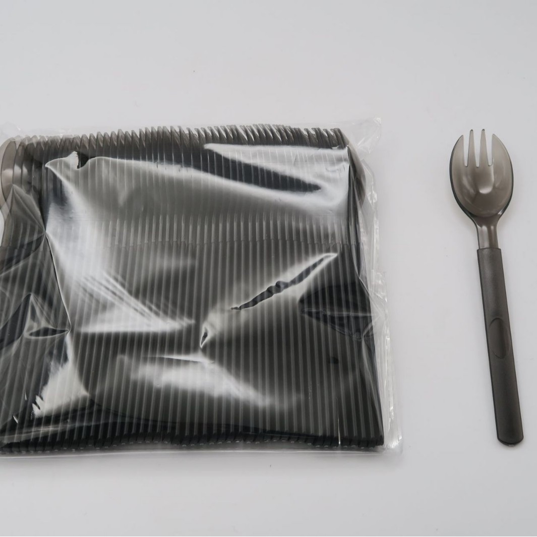 간단한 아메리칸 포크 스푼 통합 100 (검정 투명)
