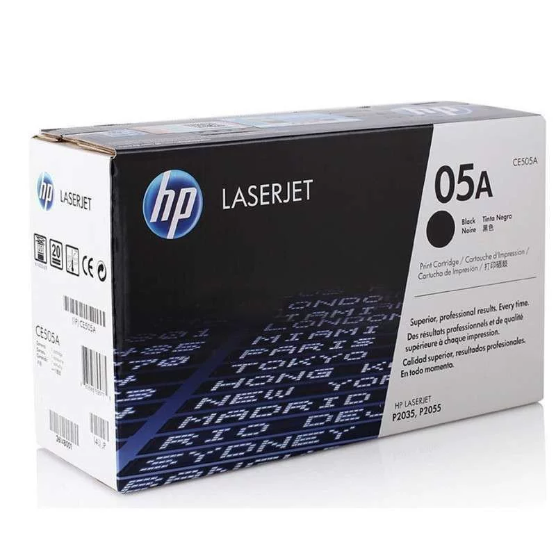 HP, genuine printer, 05A, 505A, HP2055
