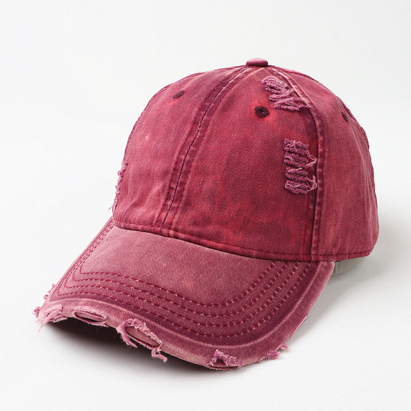 Unisex Gender Retro Style Unisex Retro Solid Color Curved Eaves Baseball Cap