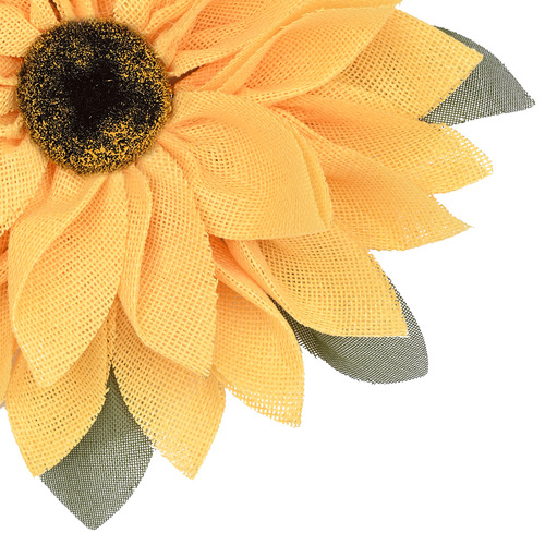 Cross-border Bee Festival Wreath Thanksgiving Decorations Large-Sized Artificial Sunflower Eternal Flower Wall Hanging Door Ornament