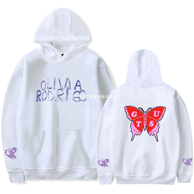 2025 Cross-Border Olivia Rodrigo Printed Hooded Sweatshirt, Personalized Trendy Men and Women Wholesale