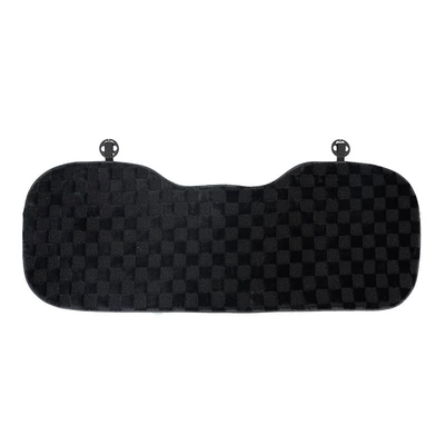 Seat cushion, seat cover — Plush Comfortable Car Seat Cushion - beautiful-black-cushion-in-the-back-row