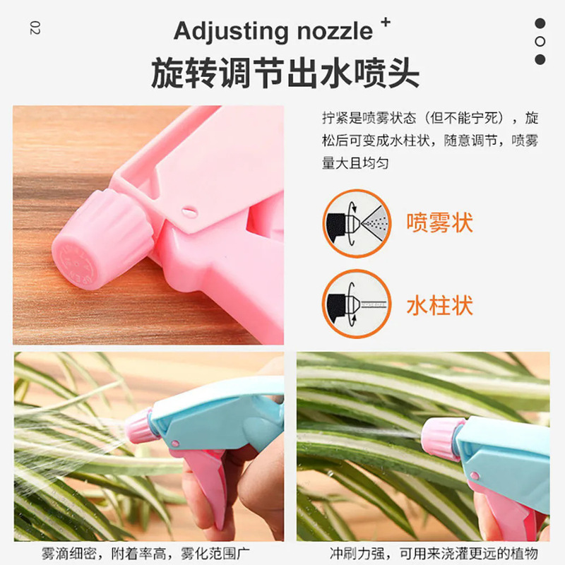 ハンドプレス キャンディーカラー 散水ボトル 散水ボトル ガーデニング 散水スプレー 小型じょうろスプレー スプレーボトル スプレーボトル|undefined