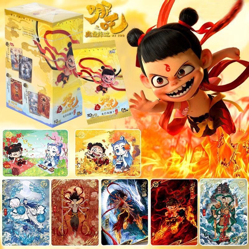 Card Game Nezha: the Demon Child of the Sea Authentic Movie Collection Card Blind Box Card Pack Dou Tian Pack/Lingyan Pack/Chizheng Pack Card Game Nezha: the Demon Child of the Sea Authentic Movie Collection Card Blind Box Card Pack Dou Tian Pack/Lingyan Pack/Chizheng Pack