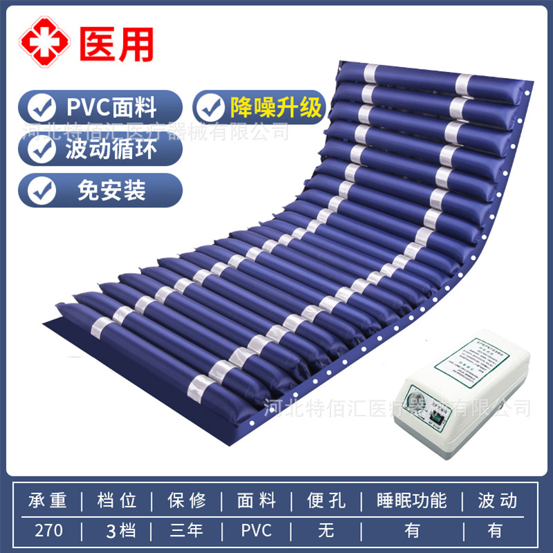 FUENTE Venta al por mayor de fábrica inflable anti-Escaras de cama colchón de aire solo hogar turno cojín inflable cama cuidado para los ancianos