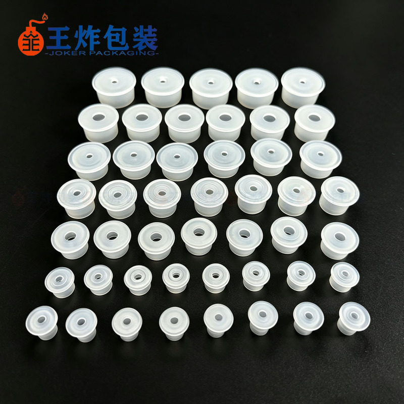 Semi-Transparent Split Rubber Stopper with Holes, Integrated Combination Stopper for Essential Oil Bottles, Aromatherapy, and Perfume Sealing Bottle Mouth Stopper