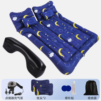 Self-driving Travel Bed SUV Car Vehicle-mounted inflatable bed - suv-trunk-rear-seat-oxford-cailan-with-long-pier