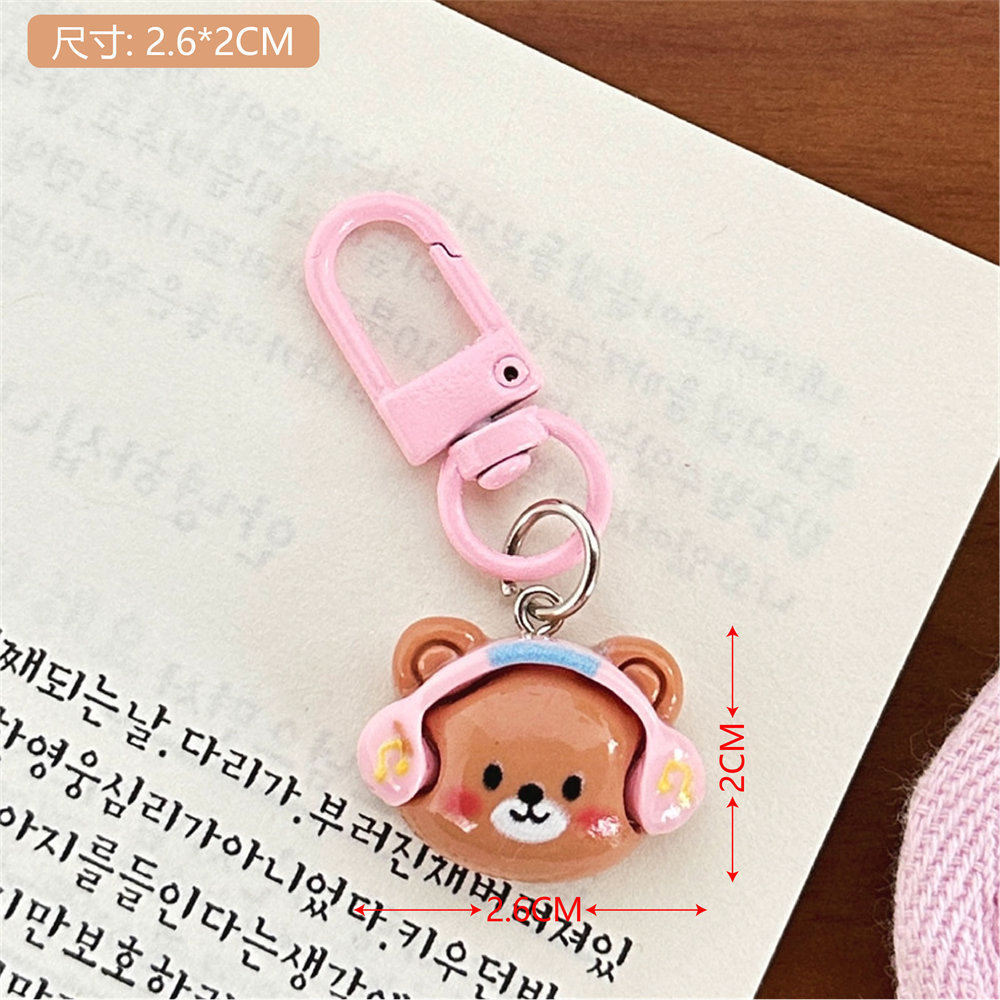 Nueva tienda de café creativa estrella colgante de llaver, corazón de niña colgante, bolsos colgantes, accesorios de miel