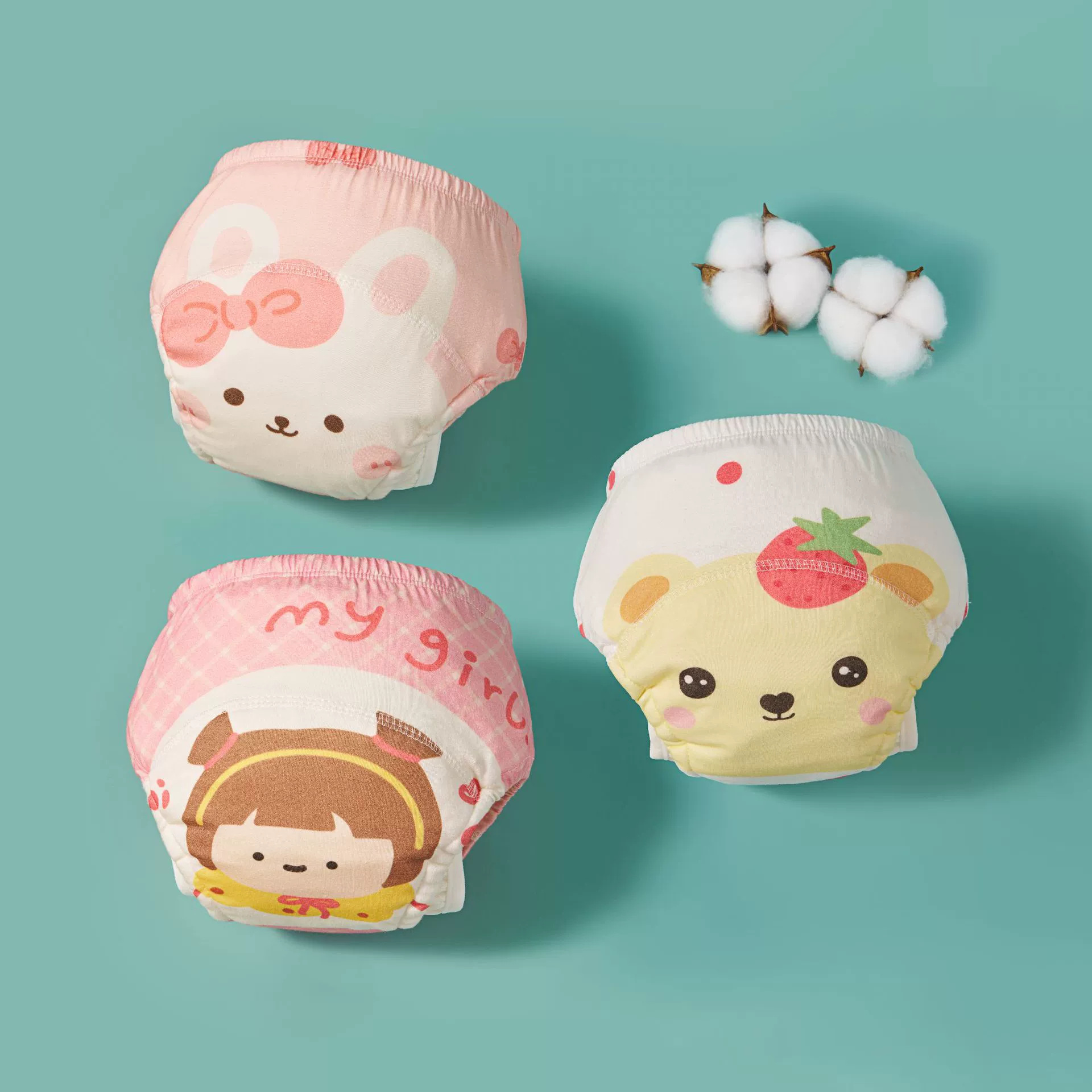 Children's Toilet Training Pants for Boys and Girls, Summer Diaper-Free Artifact, Baby Washable Urine-Proof Breathable Cotton Underwear