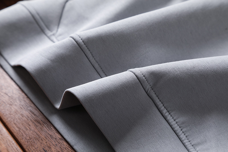 felpa con strato d'aria in ammoniaca liquida di alta qualità primavera e autunno uomo e donna coppia stile moda taglio verticale 3D tinta unita_voghion.com