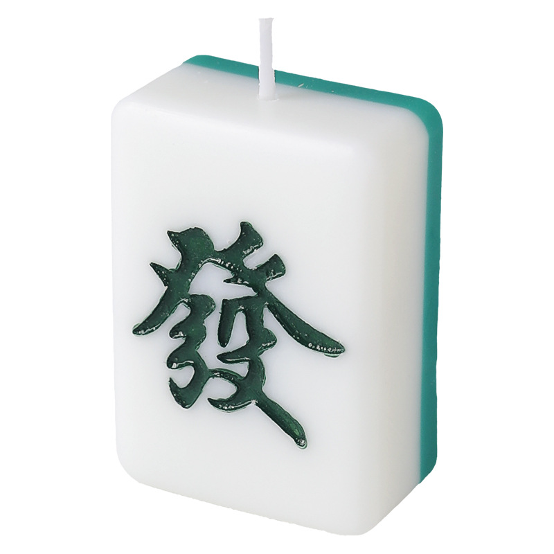 Año nuevo fortuna mahjong aromaterapia vela cumpleaños tradicional aromaterapia regalo al por mayor regalo de la mano fragancia simulación modelado cera