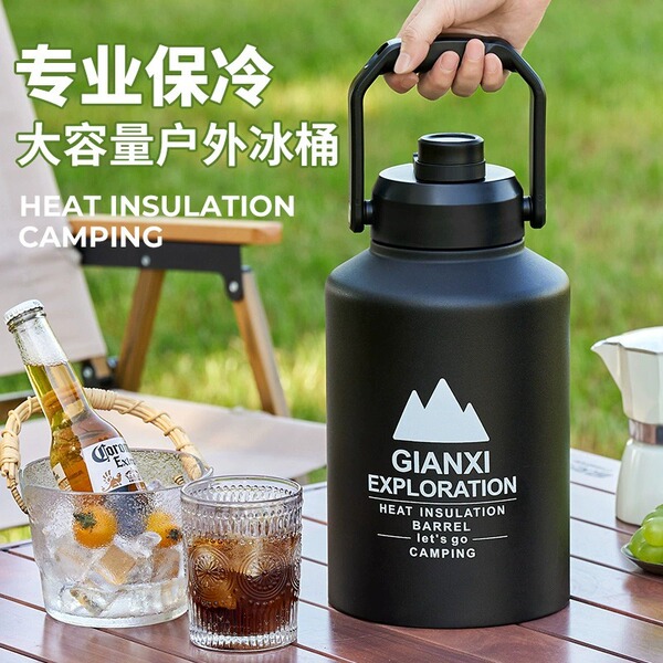 Thermal barrel for camping stainless steel