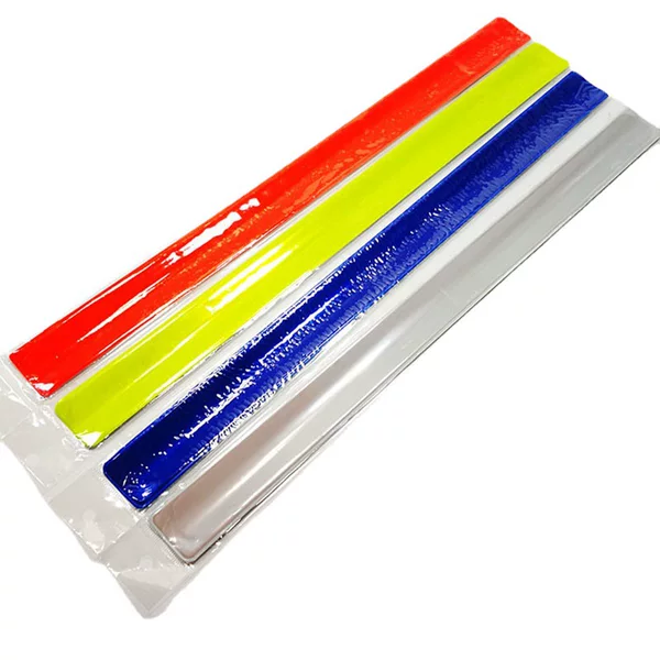 Cycling Reflective Leg Bands New Model with Logo Bicycle Leg Straps Snap Ring 40cm Mountain Bike Reflective