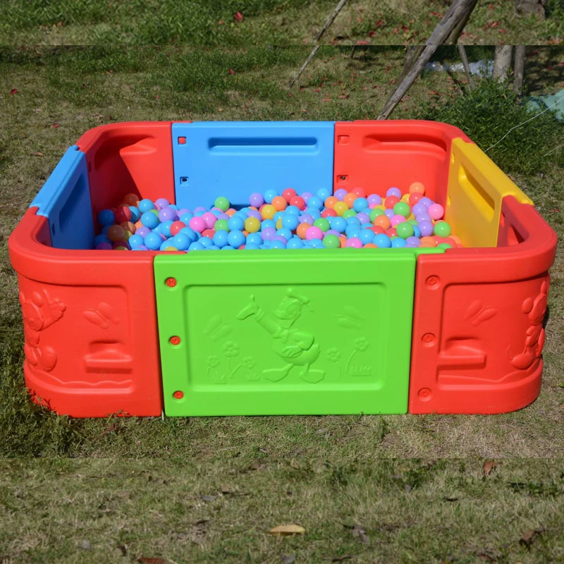 Детский сад Крытый океан мяч забор роликовые коньки спорт открытый забор пластиковый волновой бассейн игровая площадка песок бассейн