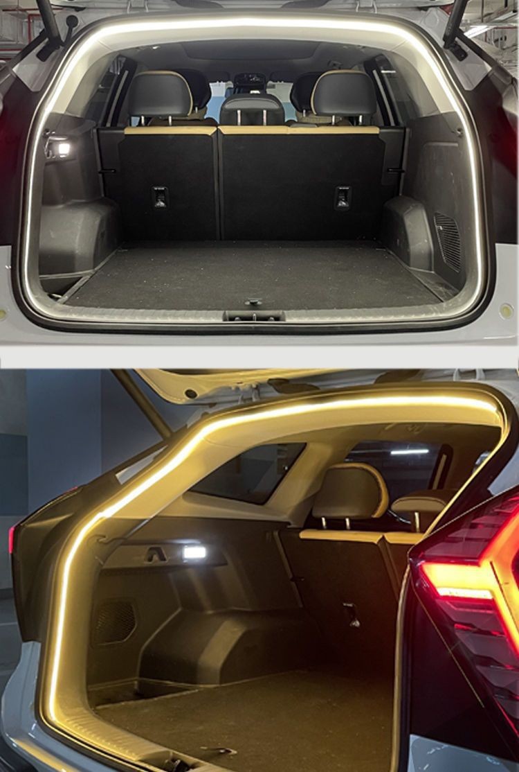 Universal Rear Trunk Light for All Car Models, Suv and Sedan Trunk Lighting, Ambient Light, Automatic Sensing Led Camping Light