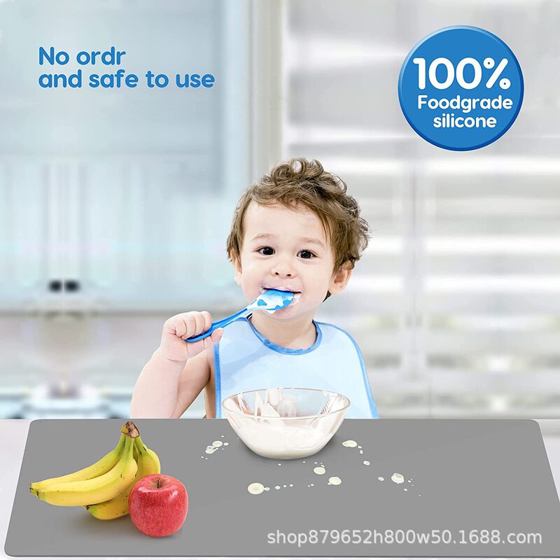 工場食品グレードのシリコーンガスケット防水キャビネットマット家庭用子供用テーブルマット肥厚耐油まな板マットプレースマット|undefined