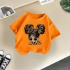 Orange sunglasses, with short sleeve