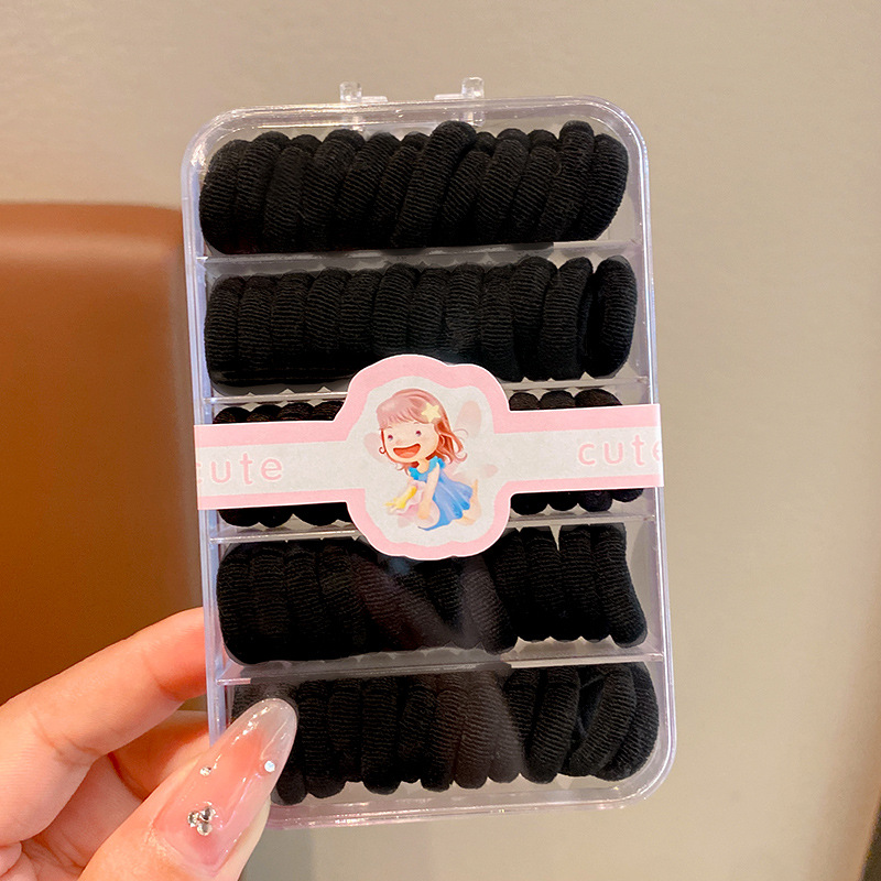 Banda de goma para niños bebé durable banda de pelo lindo lazo anillo de toalla de pelo no hace daño cuerda de pelo elástica buena cuerda de la cabeza