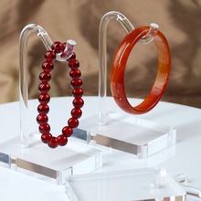 新款饰品玉器翡翠手镯手链手串展示架亚克力珠宝首饰佛珠外贸代发