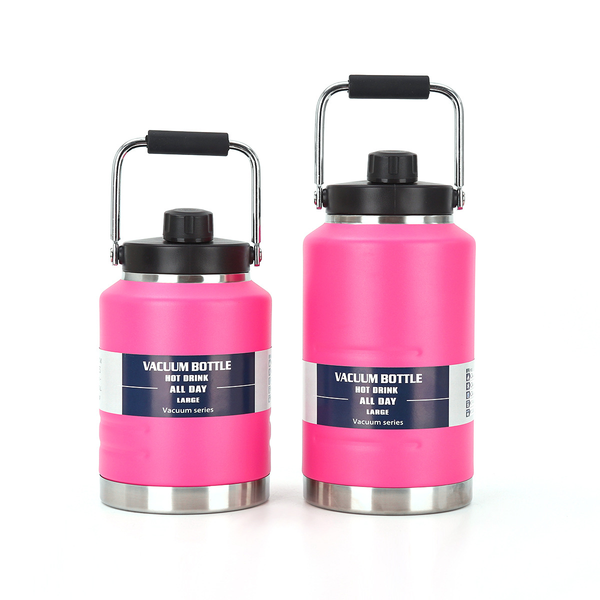 Nueva gran capacidad portátil barril 304 acero inoxidable vacío taza de aislamiento térmico taza de paja de acampamiento de acondicionamiento al aire libre