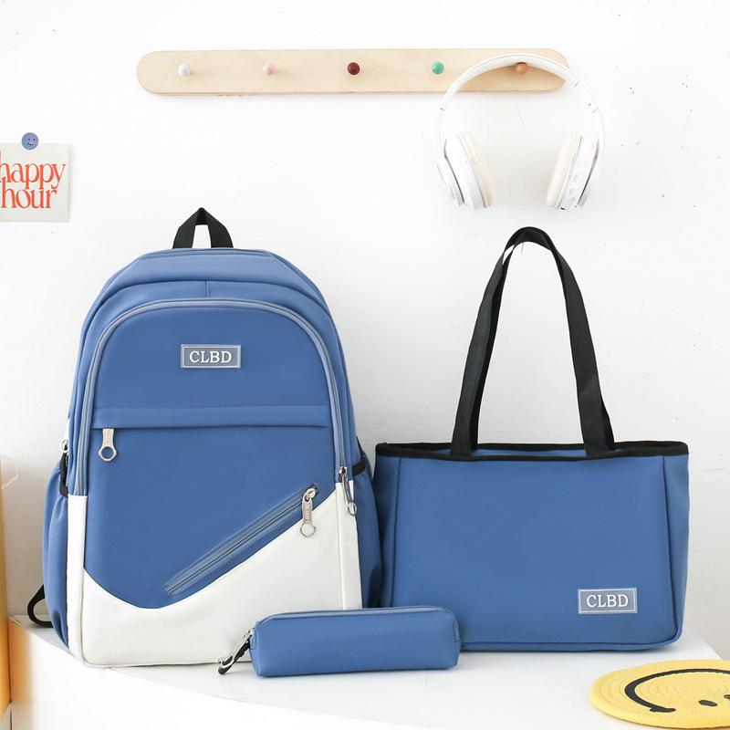 Nueva mochila escolar para mujeres de gran capacidad estudiantes de primaria 3456 grados mochila para estudiantes de secundaria secundaria del campus mochila portátil para hombres