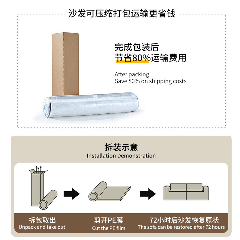 跨境热销新款多功能折叠沙发床儿童折叠沙发床可坐可躺可压缩卷包|undefined