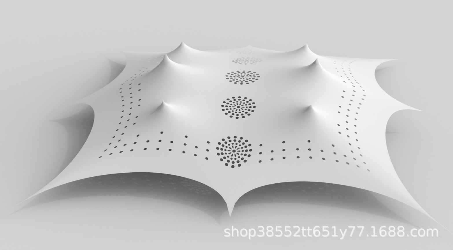 Wedding Cheese Tent Outdoor Super Large Stretchable Canopy with Holes Versatile Canopy